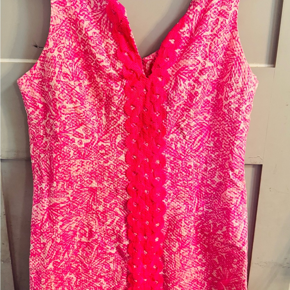 Lilly Pulitzer Pink Textured Dress
